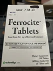 Breckenridge Pharma Ferrocite Iron Dietary Supplement Blood Health Support 100ct