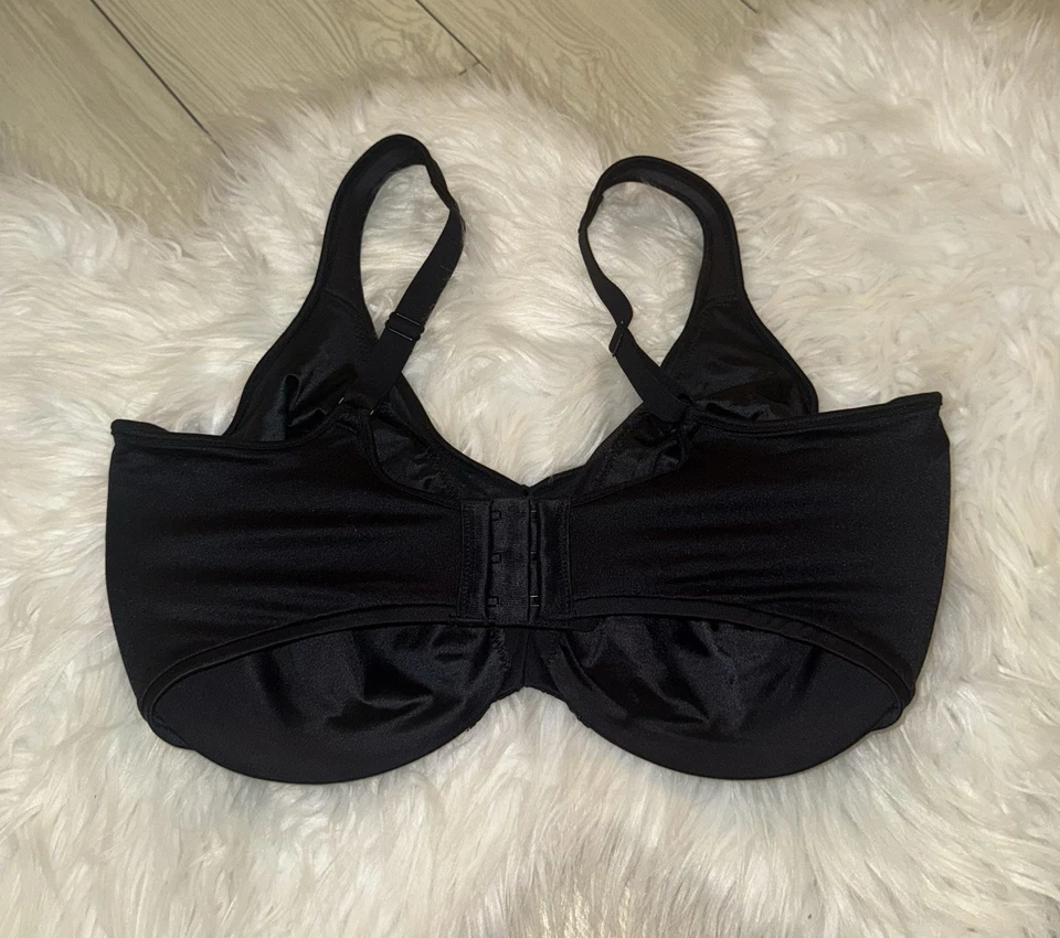 Sujetador Lilyette Dream Minimizer con aros encaje sin relleno para mujer 36DDD negro 0998 Foto 4 de 4