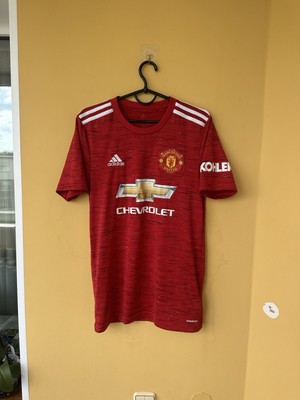 MANCHESTER UNITED 2020 2021 POGBA 6 HOME SHIRT FOOTBALL SOCCER