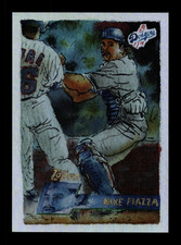 2024 Topps Spotlight by Andy Friedman Rainbow Foil Mike Piazza 2/5 DODGERS