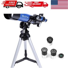 Portable Kids Telescope 400mm Focal Length with Finder Scope - Explore the Stars