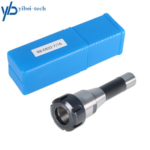 R8 ER32 7/16" Thread Collet Chuck Holder Fixed CNC Shank Machine Lathe New - Picture 3 of 12