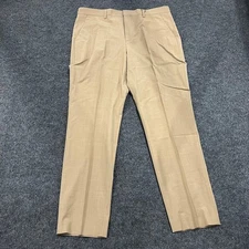 EXPRESS Slim Wool-Blend Modern Tech Suit Pant Men's Size 36x34 Tan
