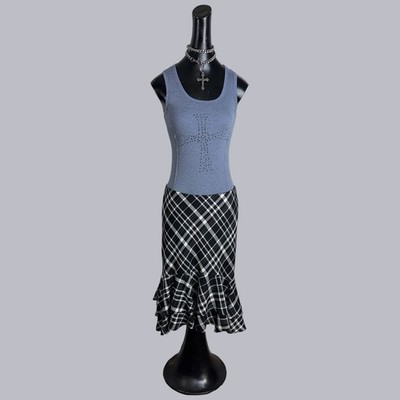 Vintage Emily Blu blu ribbed tank top Size Small