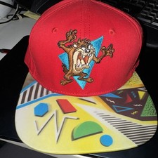 Warner Brothers Looney Tunes Taz Red Hat y2K NEW 27 Tasmanian Devil