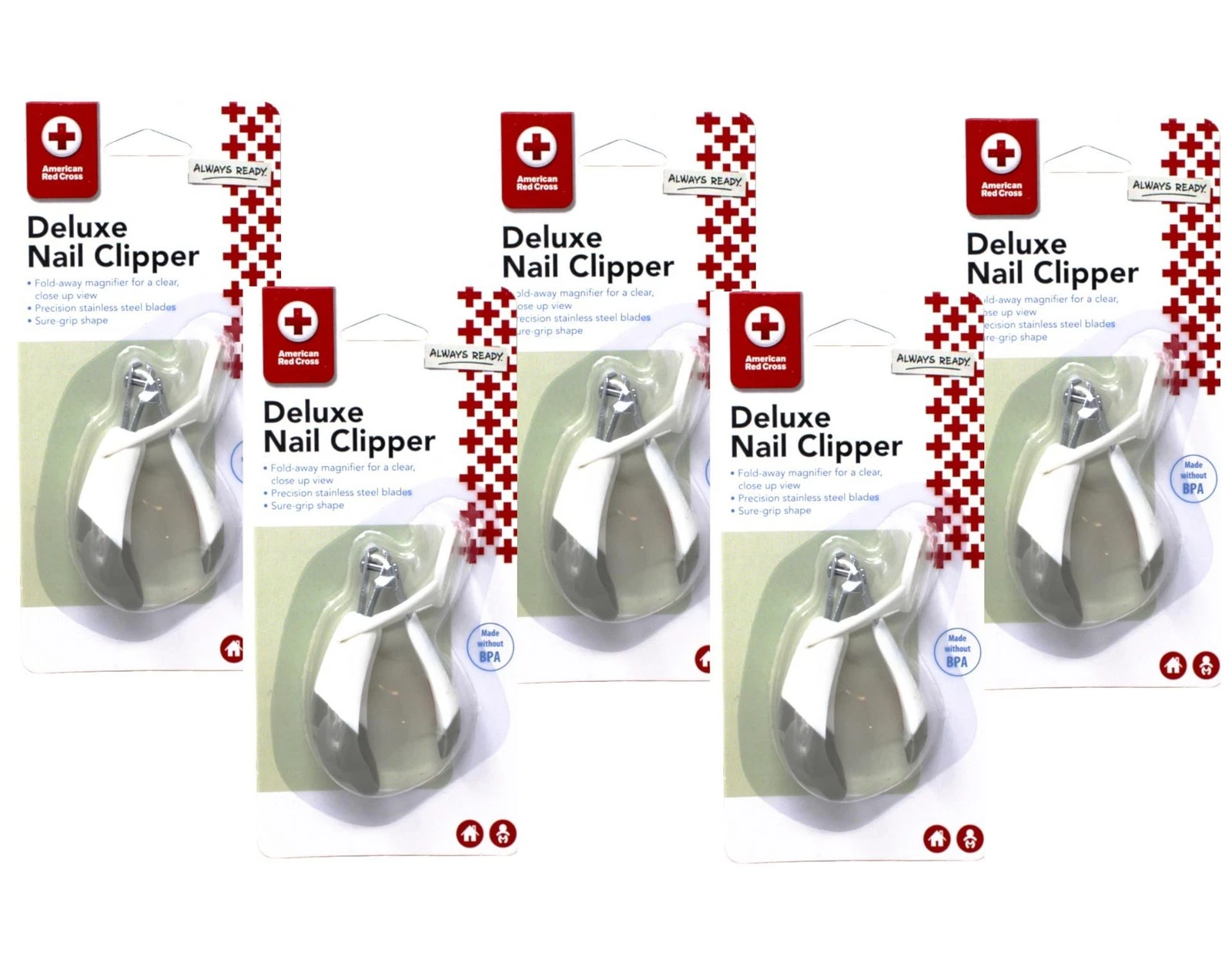 The First Years American Red Cross Baby Nail Clippers with Magnifier - 5 Pack
Opens in a new window