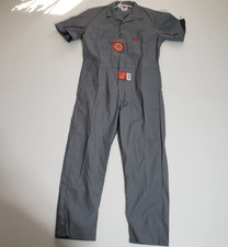 New Dickies Men's Short Sleeve Gray Coveralls Work Wear Uniform 33999Z Size 44RG
