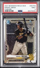 2021 BOWMAN MB CHROME #BCP36 ISMAEL MENA PSA 9