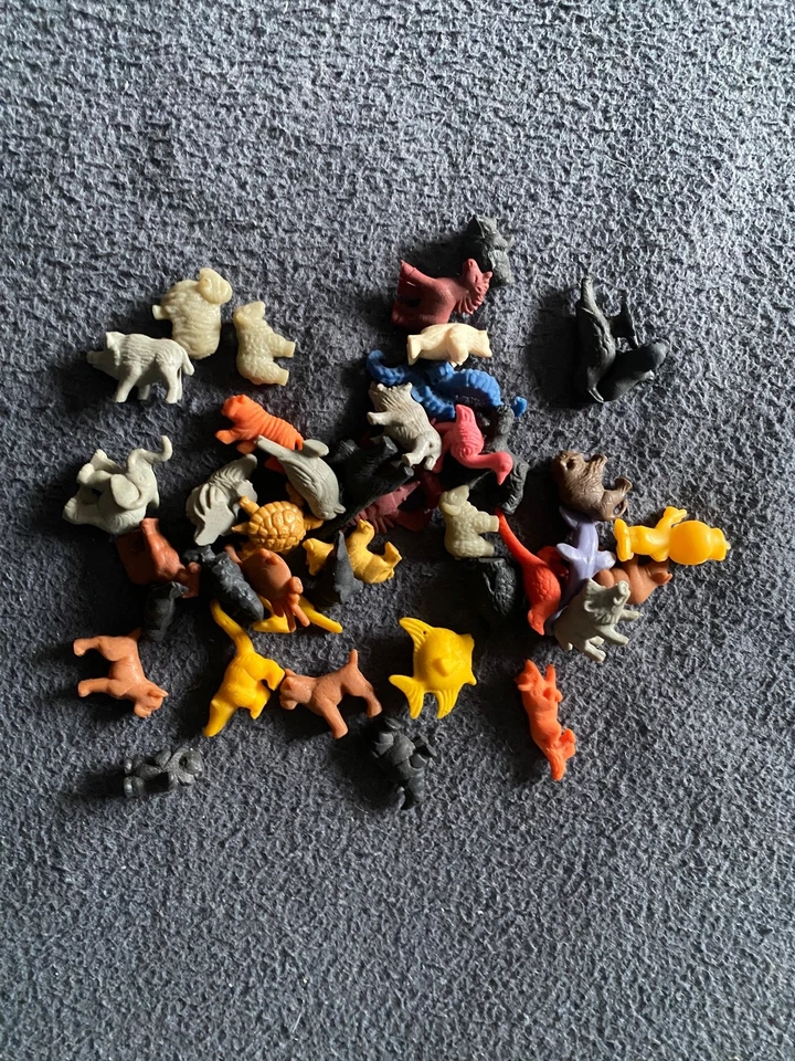 kleine Figuren/Tiere aus Weichgummi, ca. 40 Stück - Bild 3 von 4