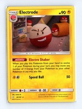 LP Electrode Holo Team Up 39/181 Rare Pokemon Card Asako Ito Hacky Sack