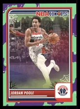 Jordan Poole 2023-24 Hoops Haunted Hoops #277 Slime Washington Wizards