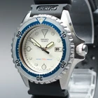 Vintage 1981 SEIKO Diver 2625-0170 Midsize 34mm Unisex Qz Watch New Batt & Belt