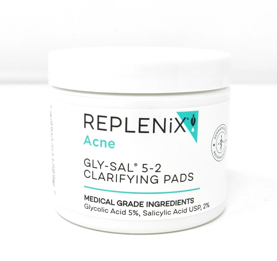 Replenix Acne Gly-Sal 5-2 almofadas clarificadoras 60 almofadas seladas conjunto de 2 - Imagem 2 de 4