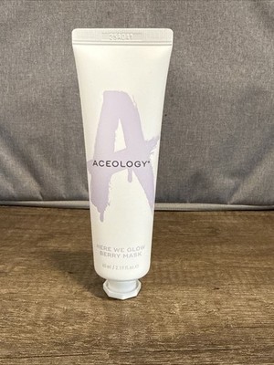 ACEOLOGY Here We Glow Berry Mask 65 ml/2.19 fl oz NEW. SEALED Exp 2/19/28
