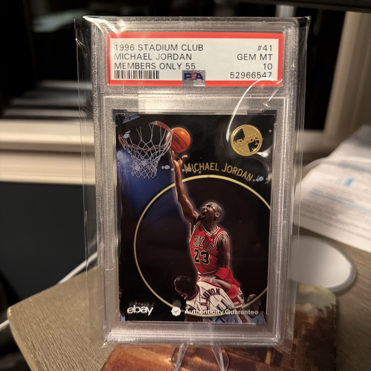1996-97 Topps Stadium Club Members Only 55 #41 Michael Jordan PSA