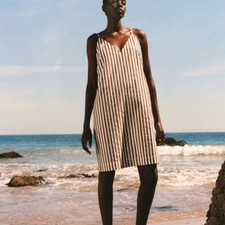 Everlane Poplin Slip Dress NWT