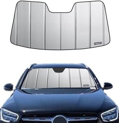 Windshield Sun Shade for Mercedes-Benz GLC SUV 2016-2022, Custom Front Window Su