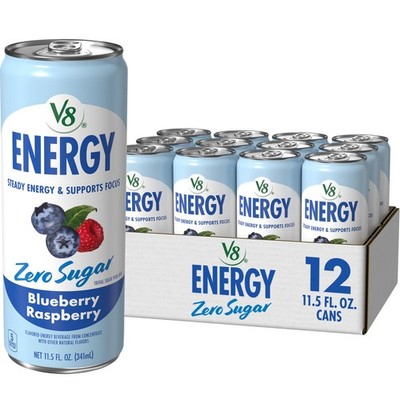 Energy Zero Sugar Blueberry Raspberry, 11.5 fl. oz. Can 12 Pack