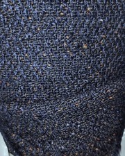 Heavy Italian Chanele Boucle Navy wool fabric for coats 150 cm wide