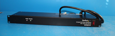 StarTech 8 Outlet Power Distribution Unit / PDU - 1U Rack Mount - RKPW081915