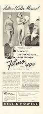 1937 Bell  Howell Chicago IL Filmo Color Movie Camera Vacation Photo Ad