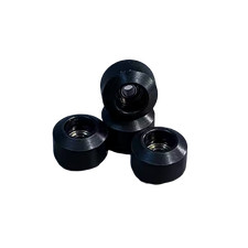 Social Fingerboard Classics Wheels Black 7mm w Bearings 4pack 