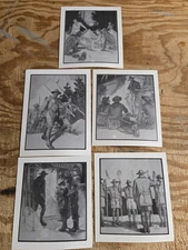 Boy Scout Lot 23 of 5 new Remington Schuyler Philmont Post Cards-1996 exhibition