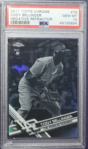 Cody Bellinger Chrome 2017 Topps Chrome Cody Bellinger Chrome #79 Refractor
