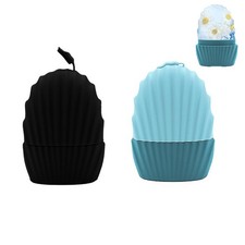Ice Roller for Face and Eye, 2 Reusable Silicone Ice Facial Roller Ice Holder...