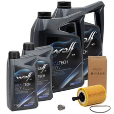 12L WOLF VITALTECH 0W30 V Motoröl + ORIGINAL VAG Ölfilter 071115562A