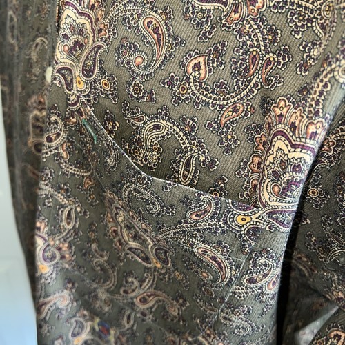 Tommy Hilfiger Vintage Paisley Button Up Vintage Y2K 90’s SZ L Long Sleeve - Picture 6 of 14