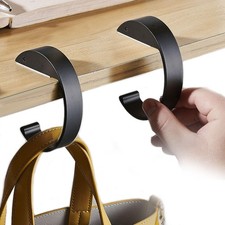 2PCS C Shape Purse Hook for Table Handbag Hanger for Desk Heavy Duty Purse Ho...