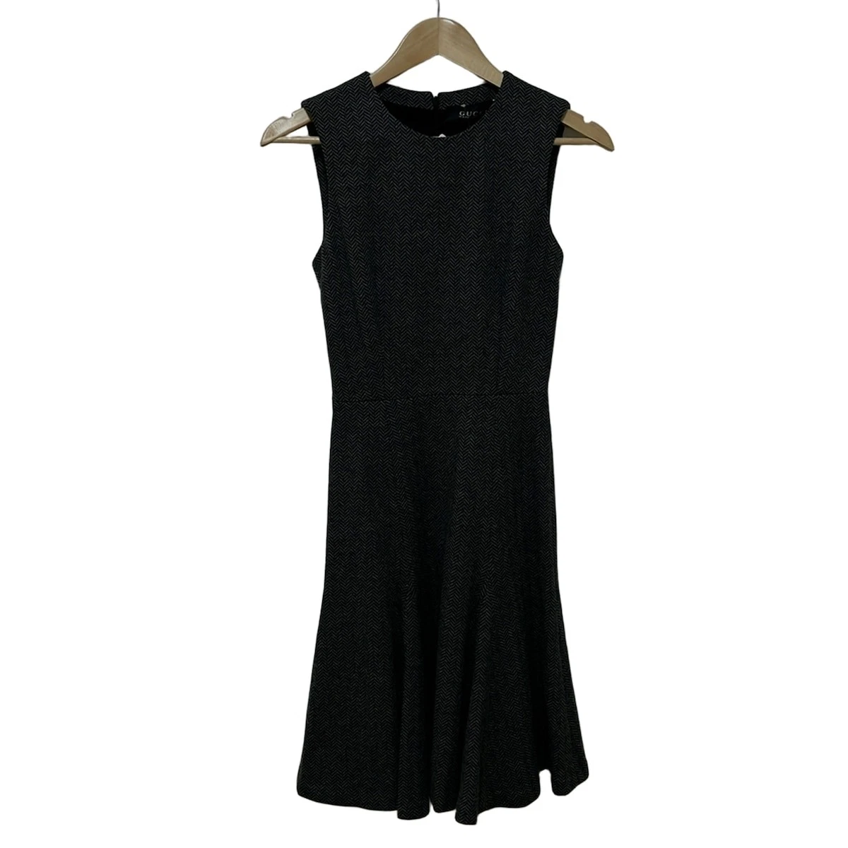 Auth GUCCI   389835 X5566 Robe femme grise noire