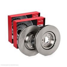 2x APEC Front Brake Discs For PORSCHE MACAN (95B) 2.0 2018- DSK3048