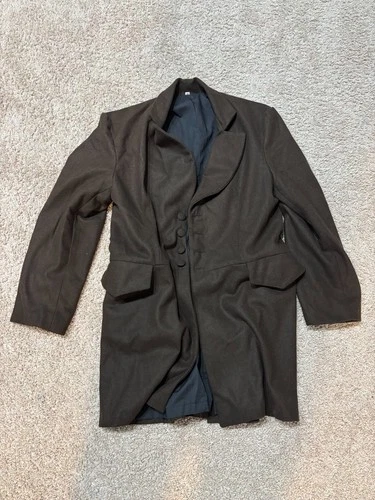 CC Sutlery Civil War Reproduction Civilian Brown Frock Coat Size 40 Pre-Owned