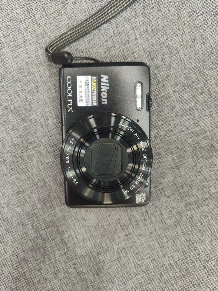 Nikon Coolpix S7000 Compact Digital Camera Black English language good condition - Image 4 of 4