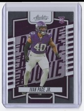 2023 Panini Absolute Ivan Pace Jr. Rookie Minnesota Vikings #144