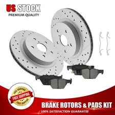 Rear Brake Rotors Ceramic Pads For 2015 2016 2017-2023 Subaru WRX Legacy Outback