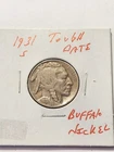 1931 S Buffalo Nickel Tough Date