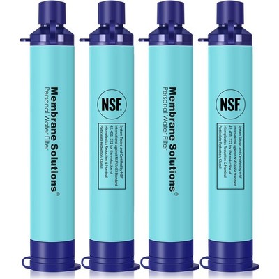 Membrane Solutions Tragbarer Wasserfilter-Strohhalm-Filtrations-Strohhalm-Reinig