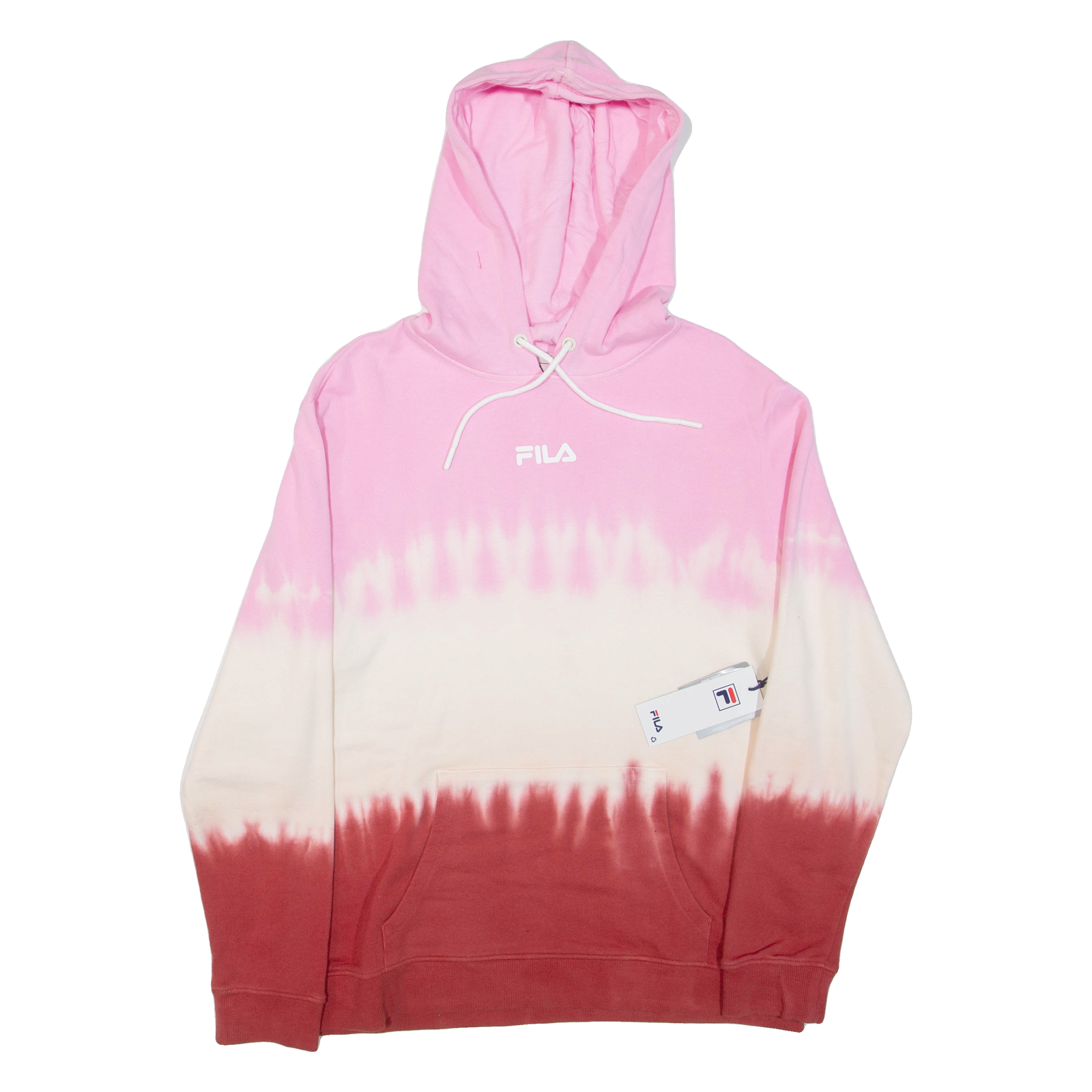 FILA Felpa con cappuccio donna rosa M