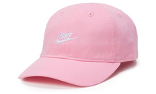 Nike Club Girls Futura Adjustable Baseball Hat Cap Pink One Size Fits All 4/7