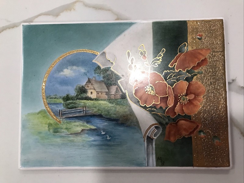 1991 Precious Memories Postcard - Ceramic - Germany - free postage