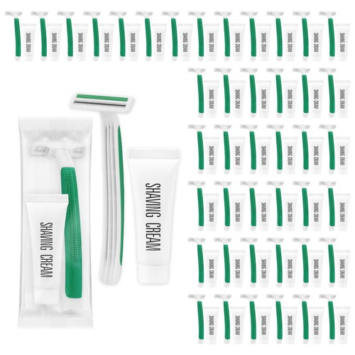 Green Disposable Twin Blade Razors in Bulk, Individually Wrapped with ...