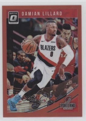 2018-19 Panini Donruss Optic Red Prizm 2/99 Damian Lillard #1 5xx
