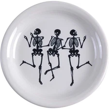 Homer Laughlin  Fiesta Trio of Skeletons Appetizer Plate 10963464