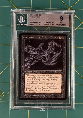 Magic MTG Legends The Abyss BGS 9 (8.5, 9.5, 9, 9.5) NEAR MINT NM | eBay