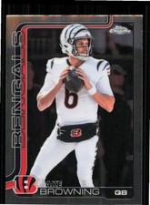 2025 Topps Chrome Football Base Near Mint Jake Browning #63