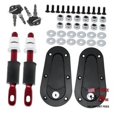 Hood Locking Latch Pin Kit, Engine Bonnet Quick Release Latch Lock Kit, Flush