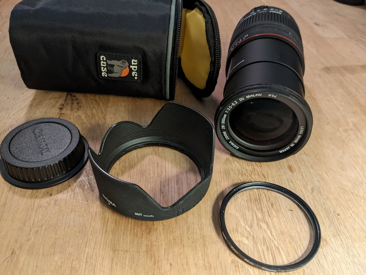 Sigma Canon EF 28-300mm Focal Camera Lenses for sale | eBay